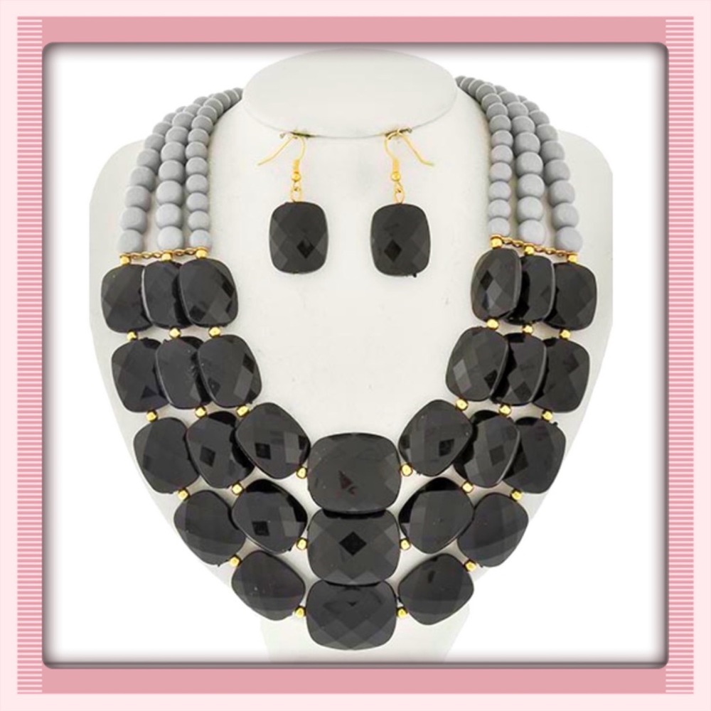 🪴Necklace Earrings Set